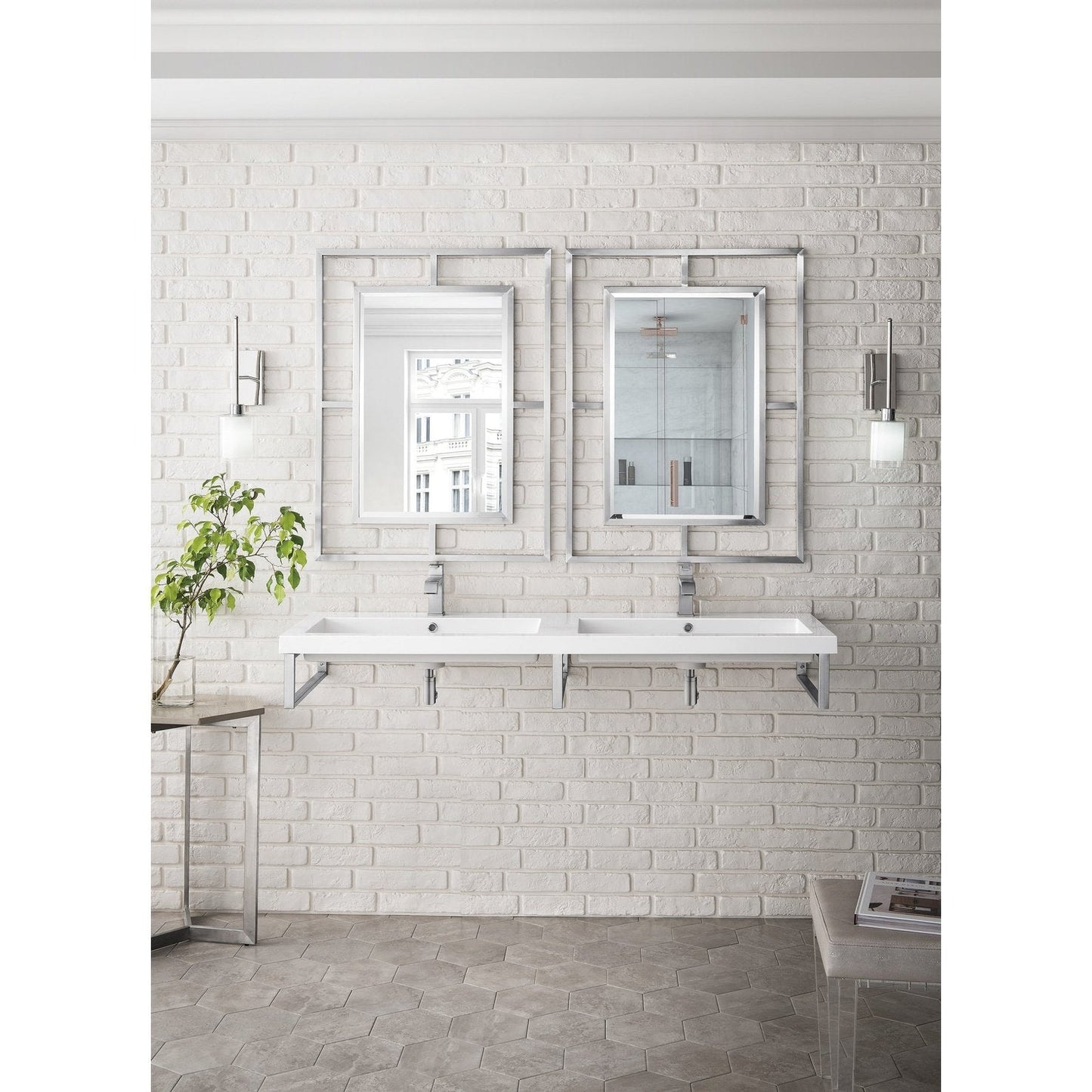 James Martin Vanities Three Boston 18" Wall Brackets - 055BK18BNK63WG2