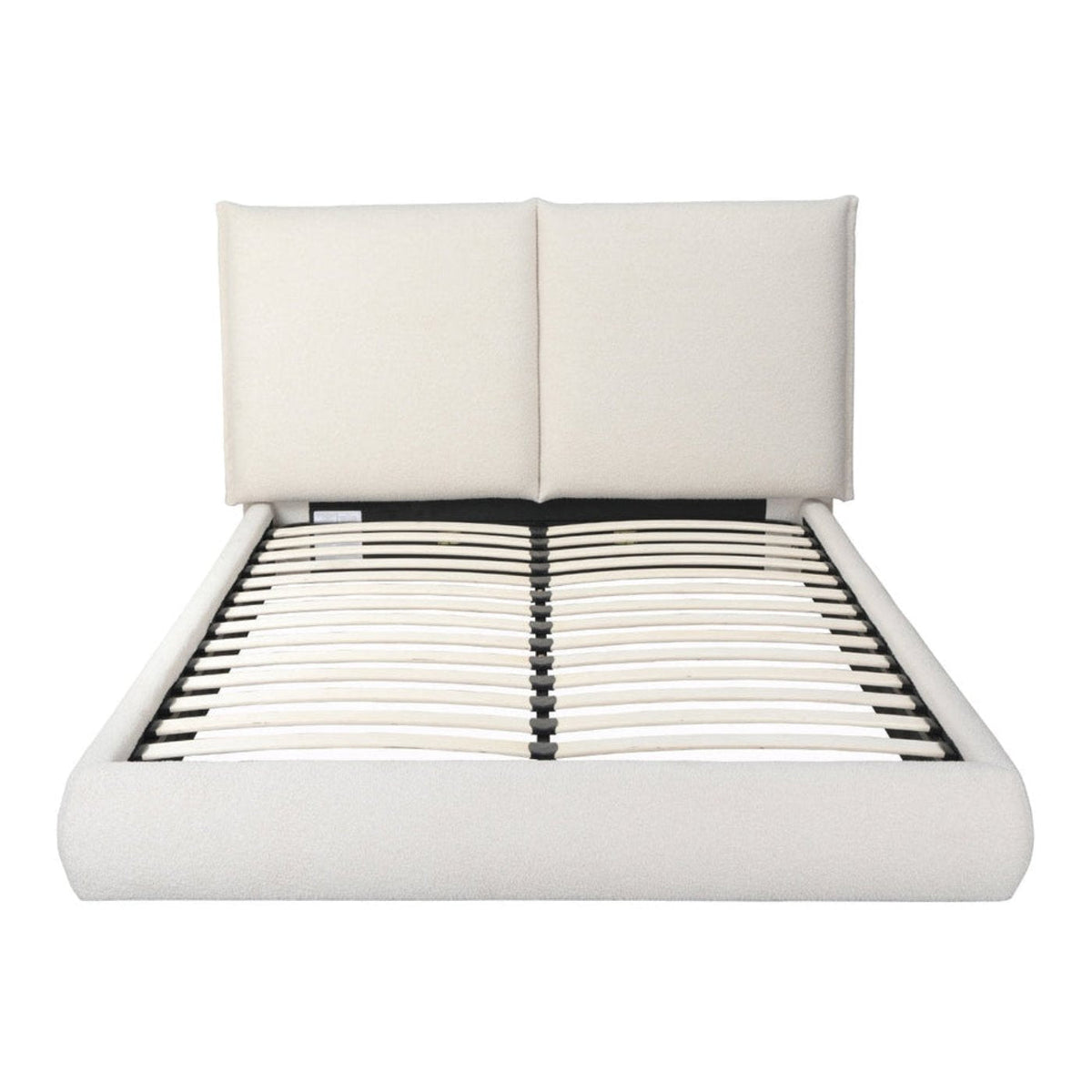 Whiteline Modern Living Eric Queen Bed in Beige Color - BQ2011F
