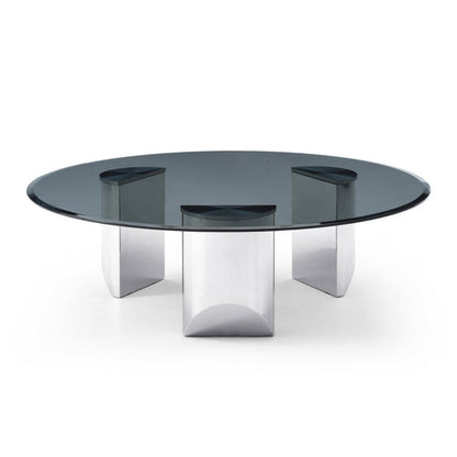 Whiteline Modern Living Naomi Coffee Table in Silver Color - CT1934