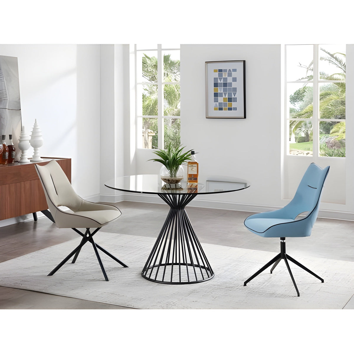 Whiteline Mods - Cielo Dining Table - DT1637R