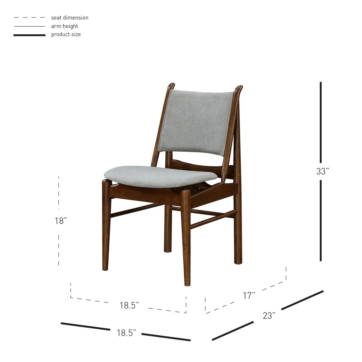 New Pacific Direct Wembley Fabric Chair, (Set of 2)  - 1320007-501