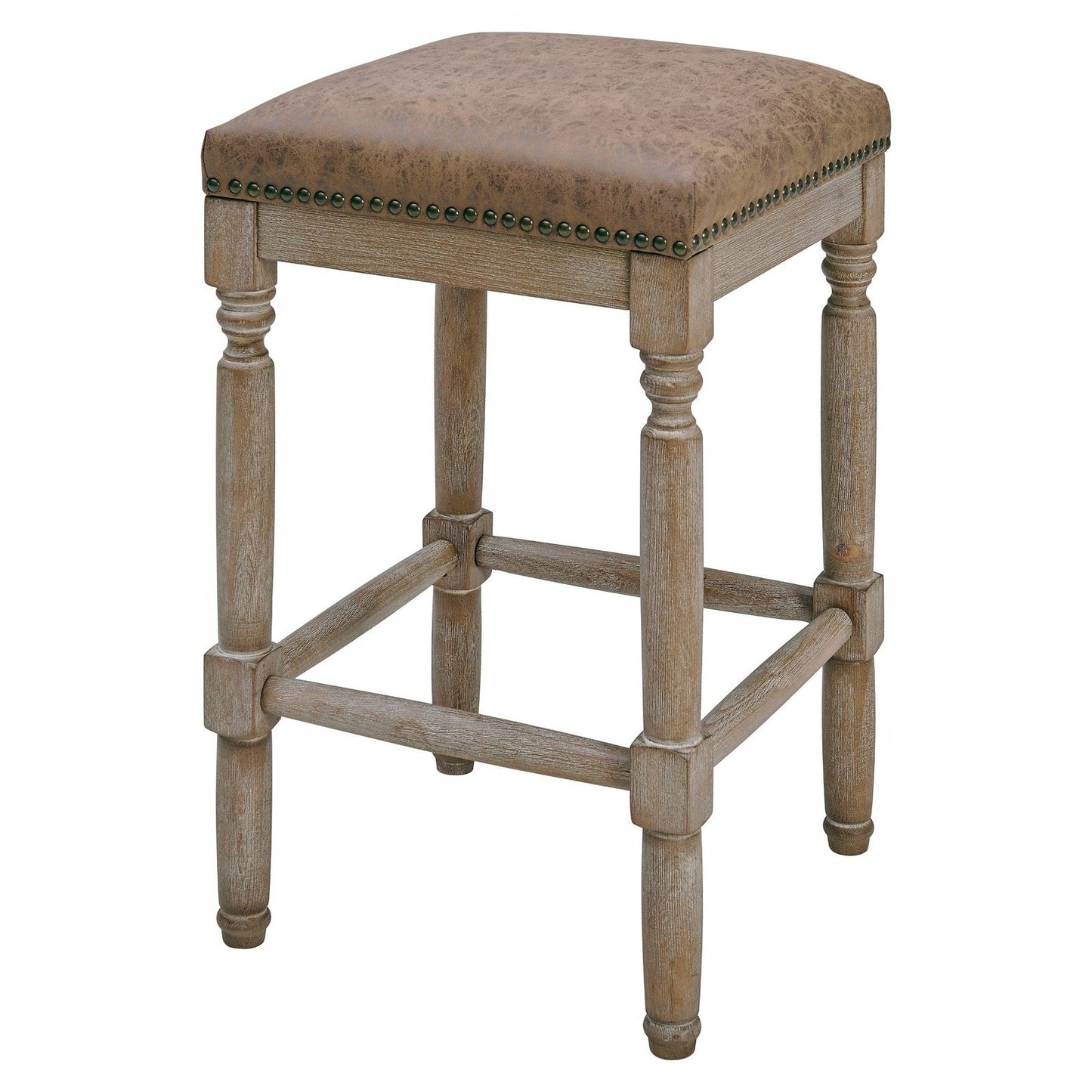 New Pacific Direct Ernie PU Counter Stool, (Set of 2) -  3900056-NCE